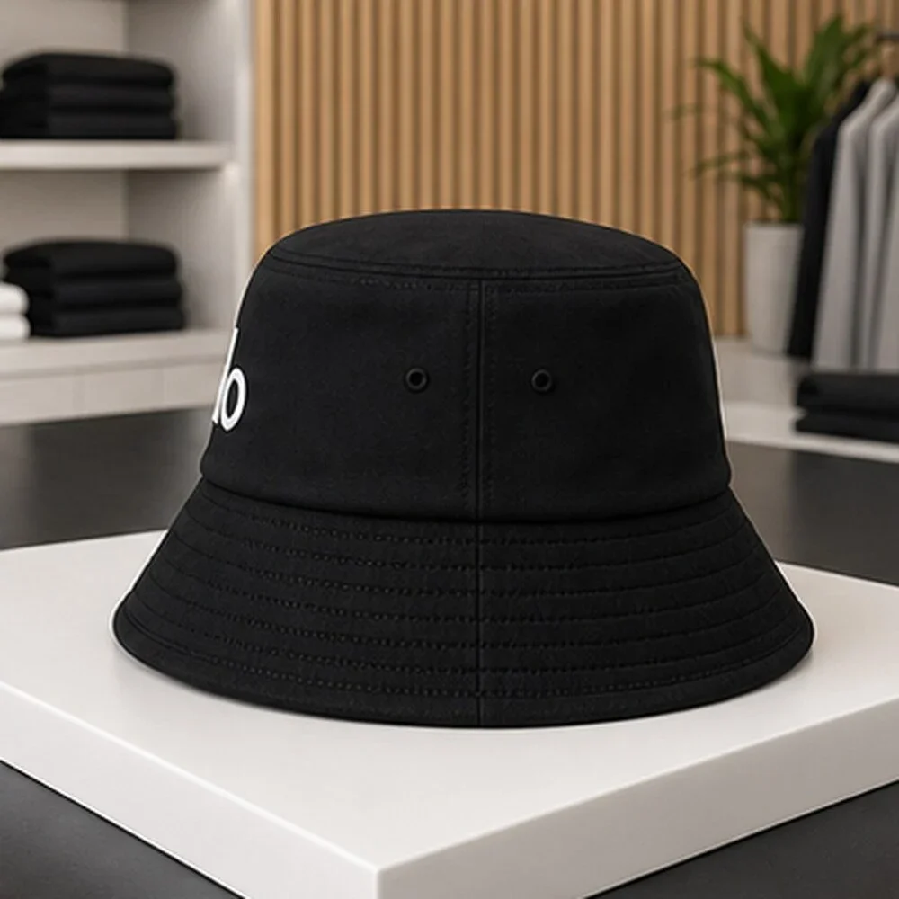 ALO Yoga Black Gym Bucket Hat Activewear